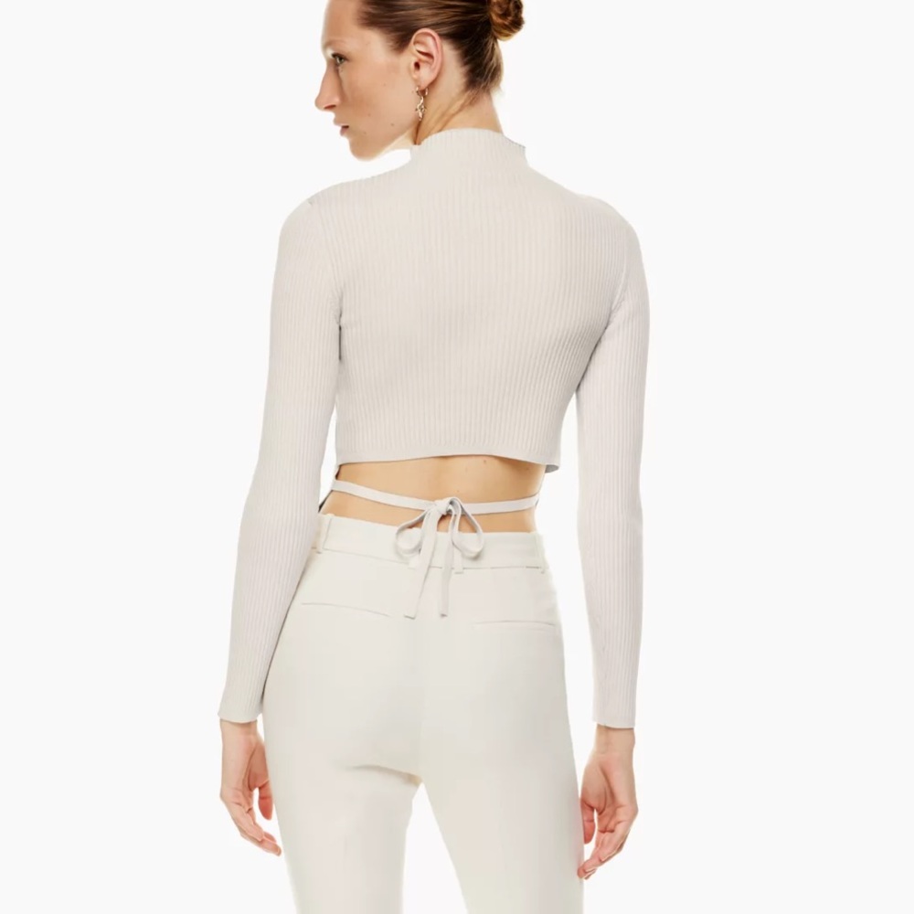 Babaton green sweater